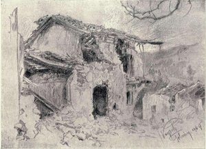 破壊されたヒサン 作： Ivan Vavpotic